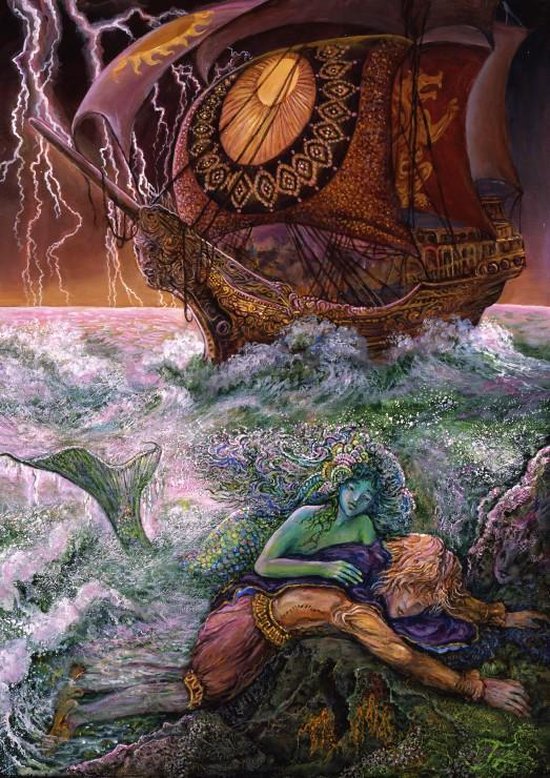Josephine Wall - The Mermaid and the Prince (1500 stukjes)