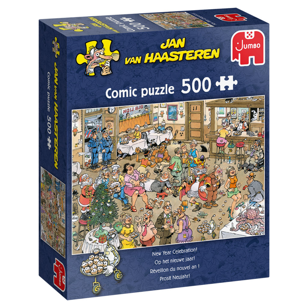 Jan van Haasteren - Op het nieuwe jaar (500 stukjes)
