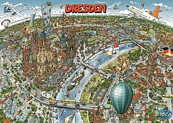 MOCA - Dresden (500 stukjes, blik)