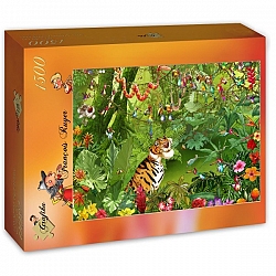 Francois Ruyer - Tijger in de jungle (1500 stukjes)